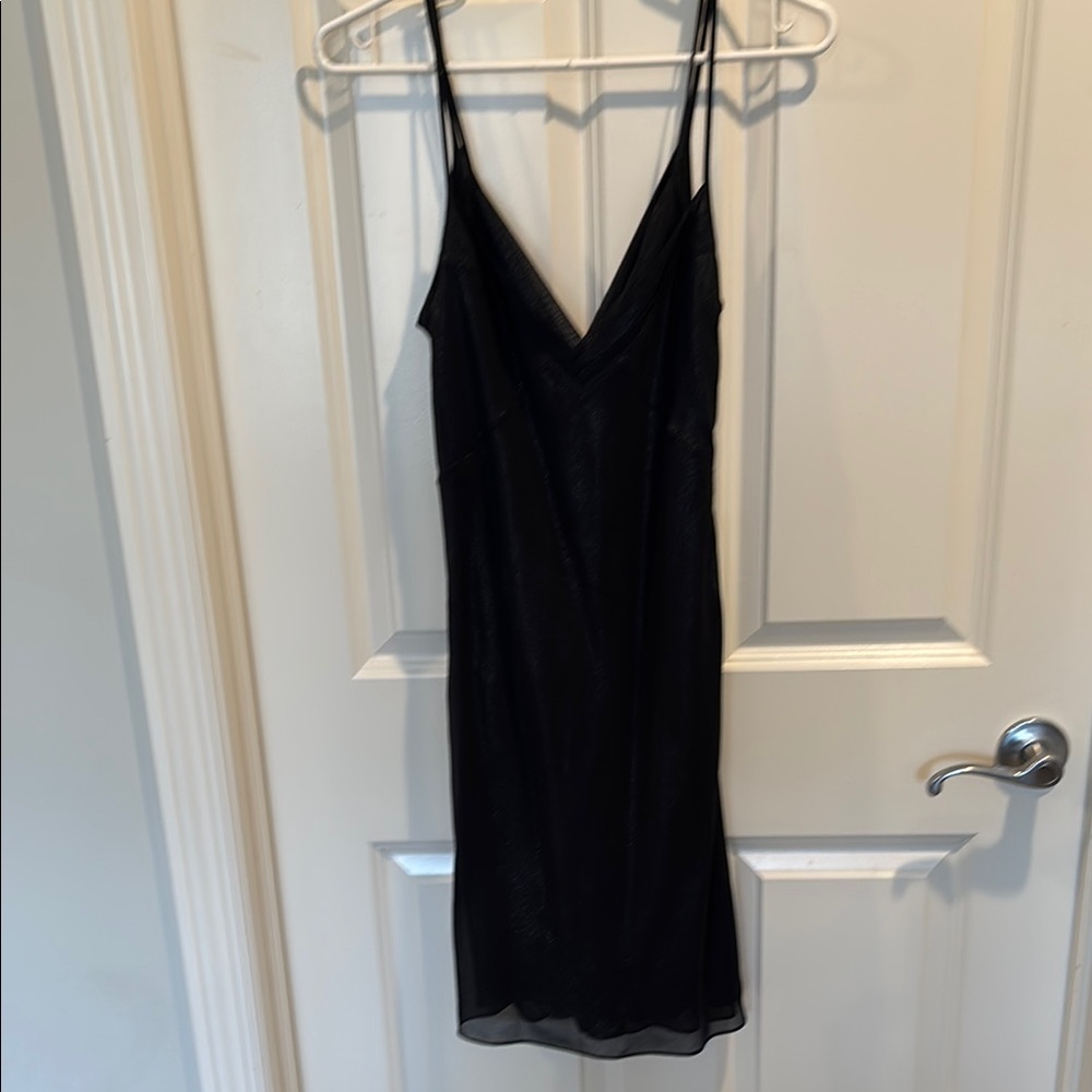 Elegant Black Slip Dress